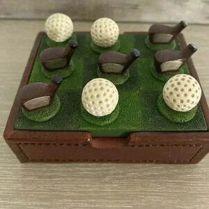 Golf Theme Tic Tac Toe Board Game